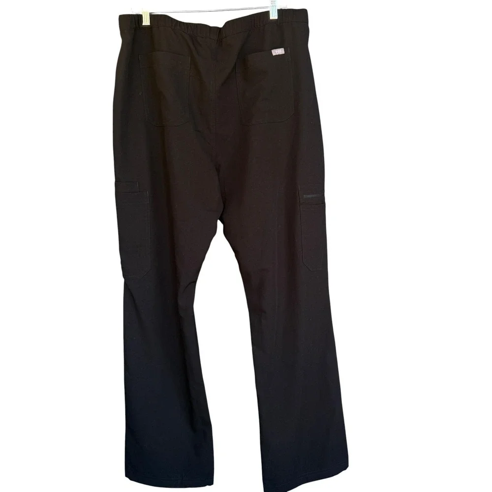 FIGS Pants Mens XL Black Cairo Cargo Scrub Technical Collection Workwear Stretch